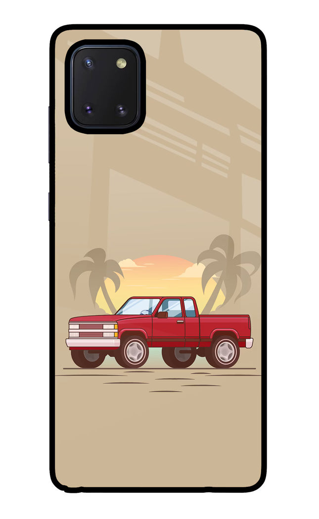 Desert Classic Drive Samsung Note 10 Lite Glass Case Back Cover by Casekaro