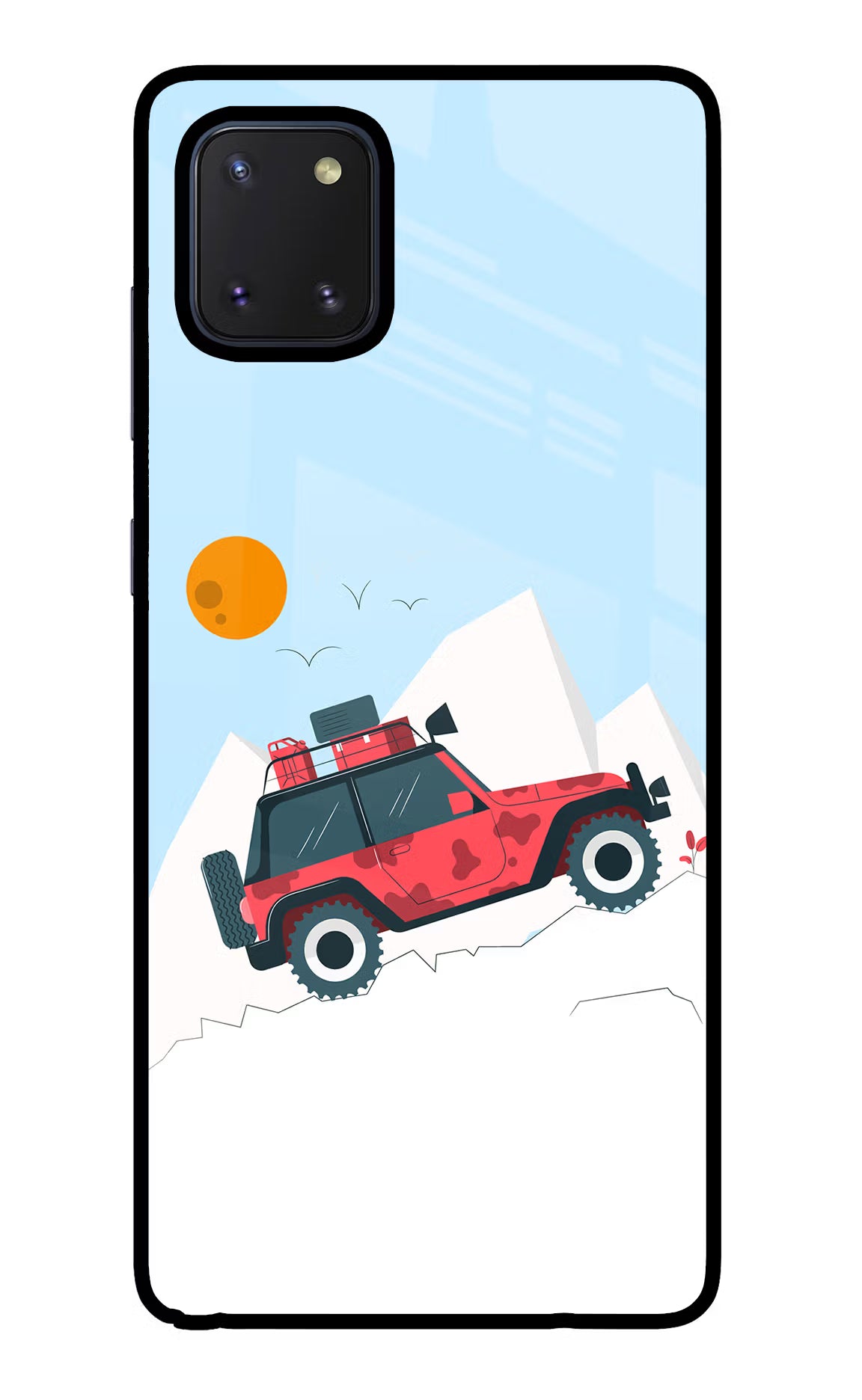 Mountain Trail Beast Samsung Note 10 Lite Glass Case Back Cover by Casekaro