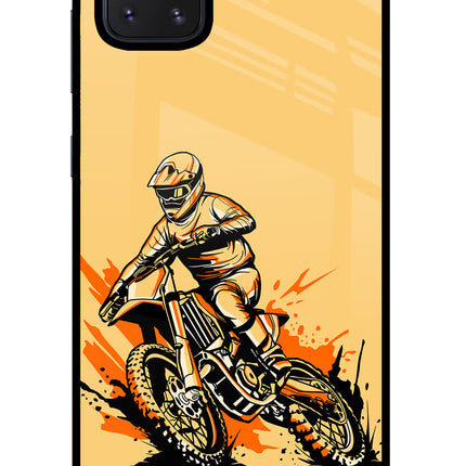 Off-Road Fury Samsung Note 10 Lite Glass Case Back Cover by Casekaro
