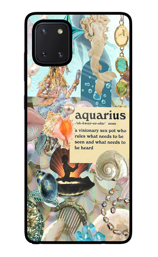 Aquarius Zodiac Samsung Note 10 Lite Glass Case