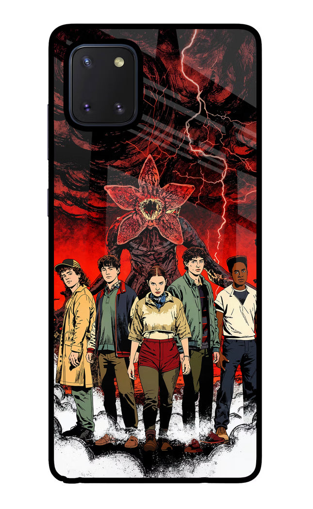Ordinary Things Characters Samsung Note 10 Lite Glass Case Back Cover by Casekaro