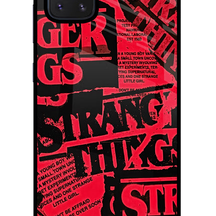 Ordinary Things Samsung Note 10 Lite Glass Case Back Cover by Casekaro