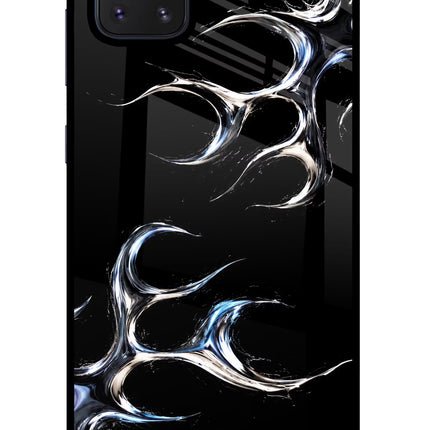 Chrome Tribal Samsung Note 10 Lite Glass Case Back Cover by Casekaro