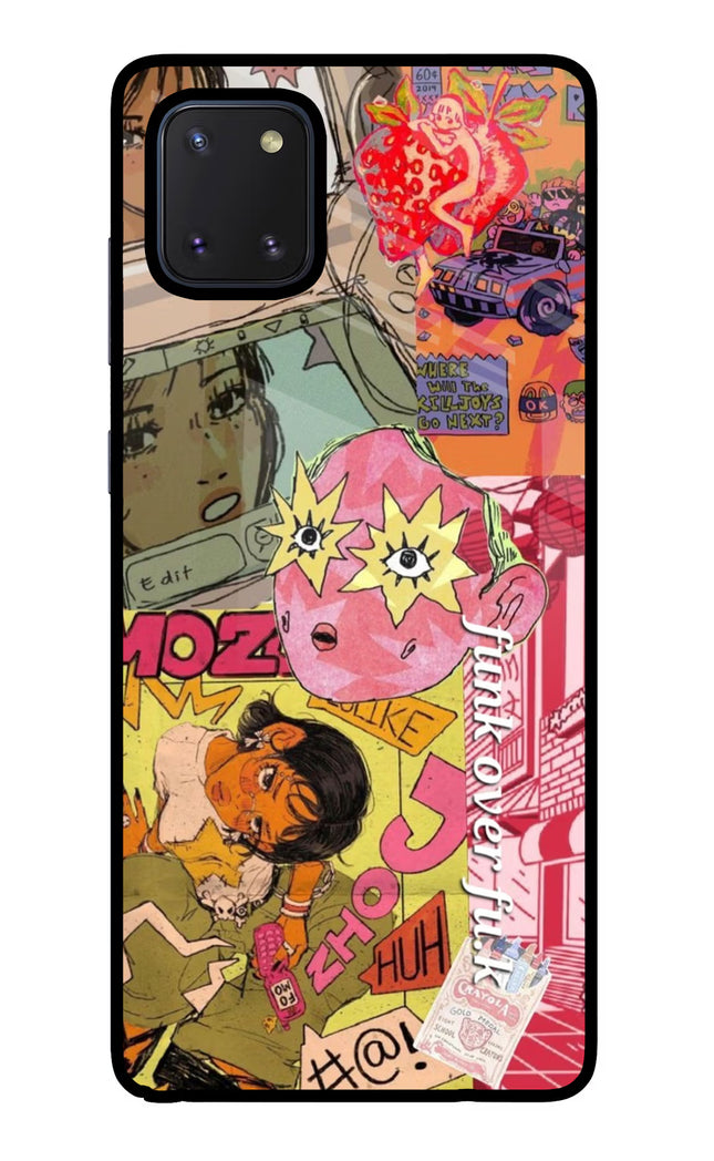 Funkover Samsung Note 10 Lite Glass Case Back Cover by Casekaro