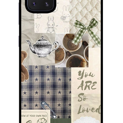Cookie Samsung Note 10 Lite Glass Case Back Cover by Casekaro