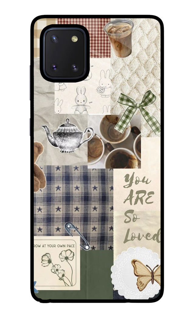 Cookie Samsung Note 10 Lite Glass Case Back Cover by Casekaro