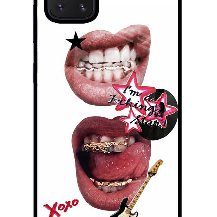 Rockstar Samsung Note 10 Lite Glass Case Back Cover by Casekaro