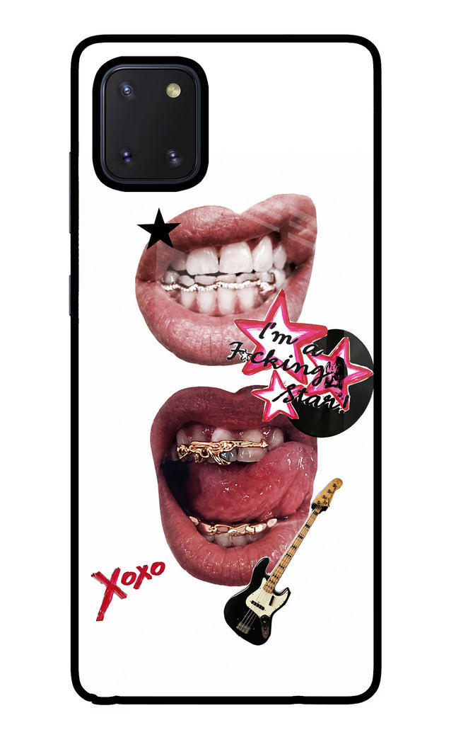 Rockstar Samsung Note 10 Lite Glass Case Back Cover by Casekaro
