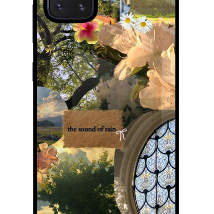 Rain Samsung Note 10 Lite Glass Case Back Cover by Casekaro