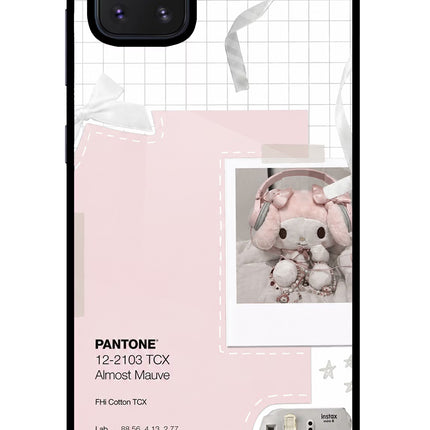 Pantone Asthetic Samsung Note 10 Lite Glass Case Back Cover by Casekaro