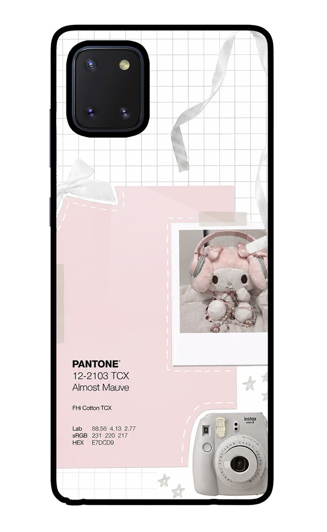 Pantone Asthetic Samsung Note 10 Lite Glass Case Back Cover by Casekaro