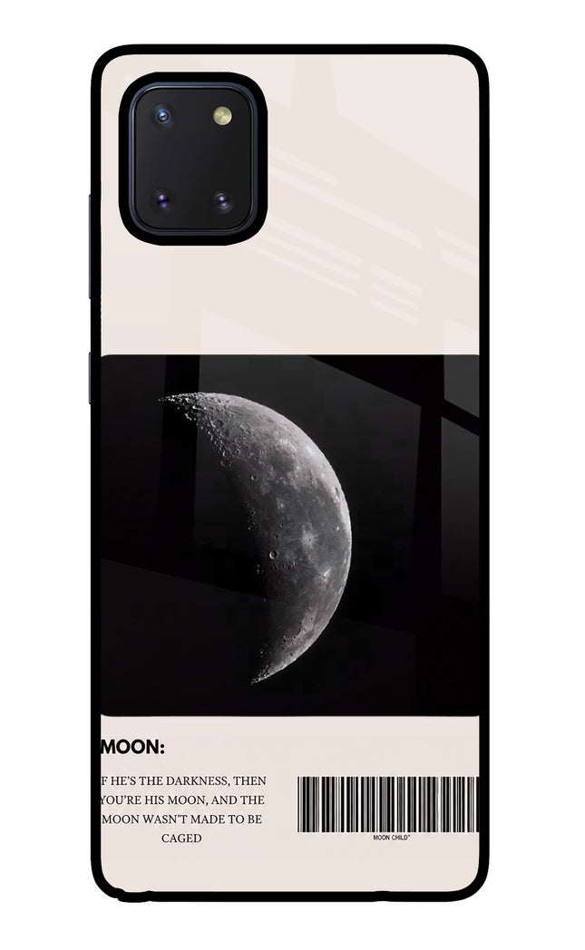 Moon Phase Samsung Note 10 Lite Glass Case Back Cover by Casekaro