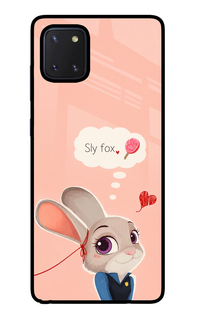 Judy Charm Samsung Note 10 Lite Glass Case Back Cover by Casekaro