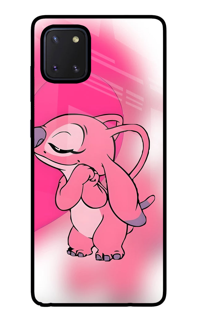Angel Hug Samsung Note 10 Lite Glass Case Back Cover by Casekaro