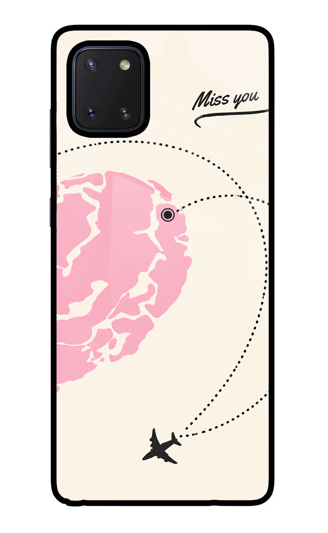 Miss Orbit Samsung Note 10 Lite Glass Case Back Cover by Casekaro