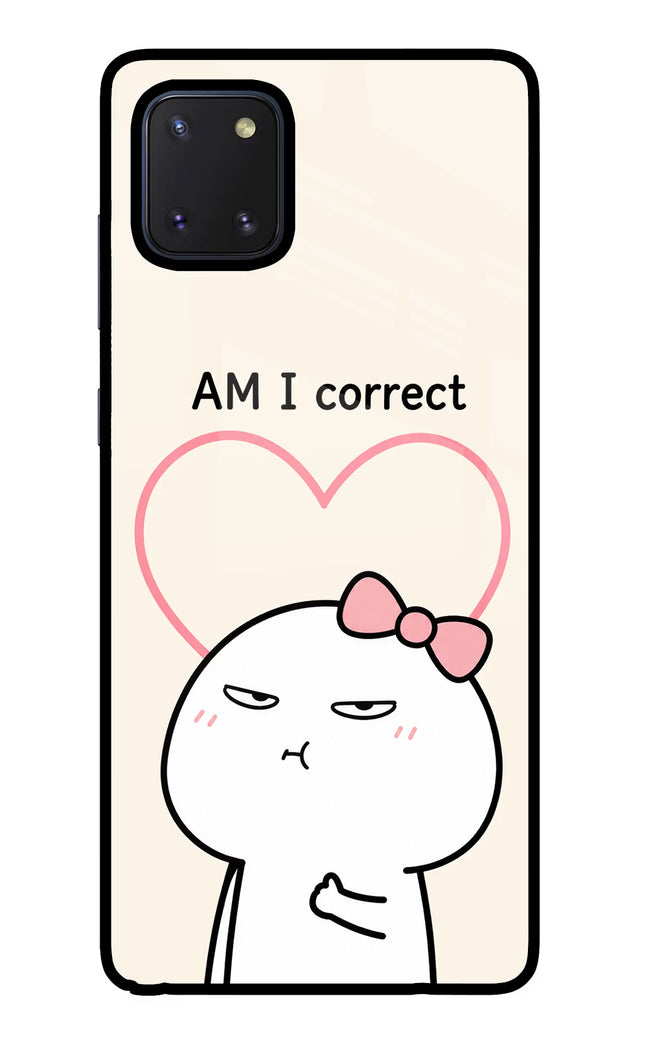 Always Right Samsung Note 10 Lite Glass Case Back Cover by Casekaro
