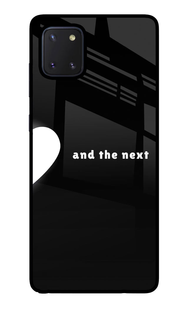 Next World Samsung Note 10 Lite Glass Case Back Cover by Casekaro