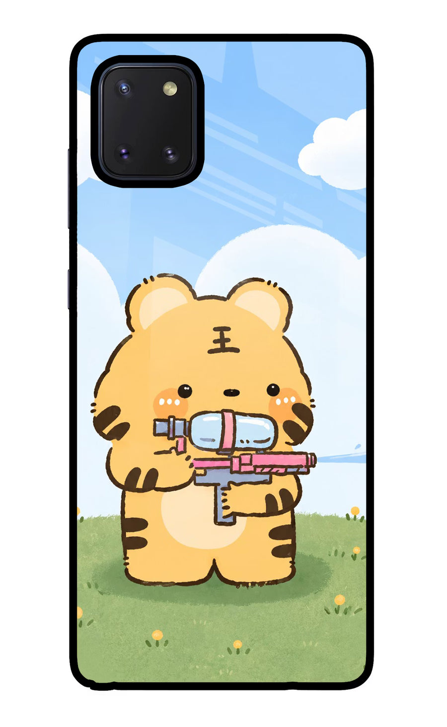 Tiger Treat Samsung Note 10 Lite Back Cover, Glass case