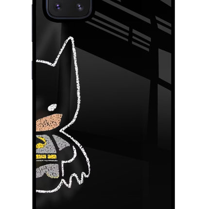 Bat Kitty Samsung Note 10 Lite Glass Case Back Cover by Casekaro