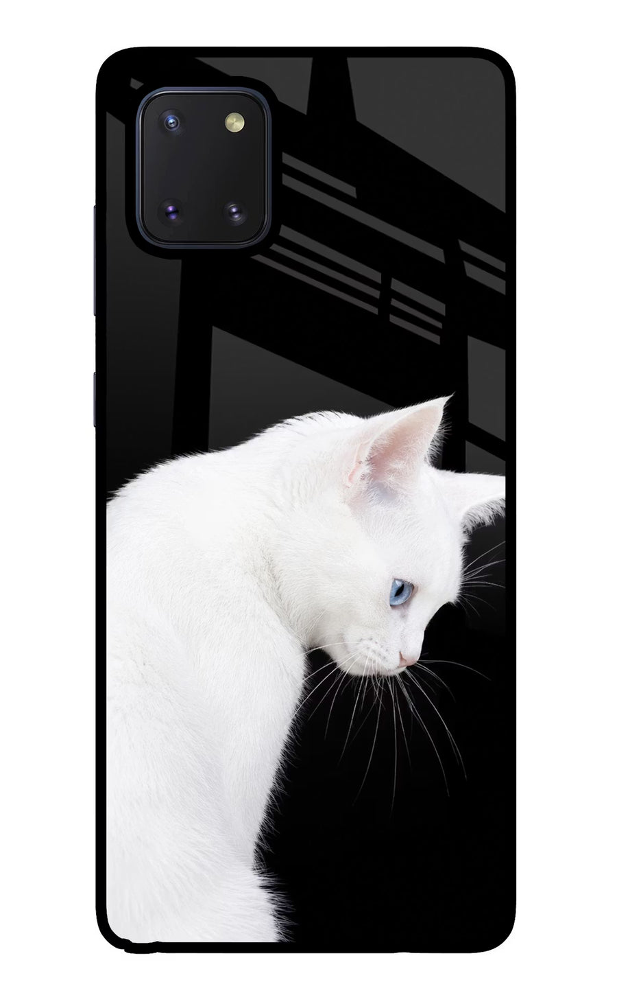 Snow Gaze Samsung Note 10 Lite Back Cover, Glass case