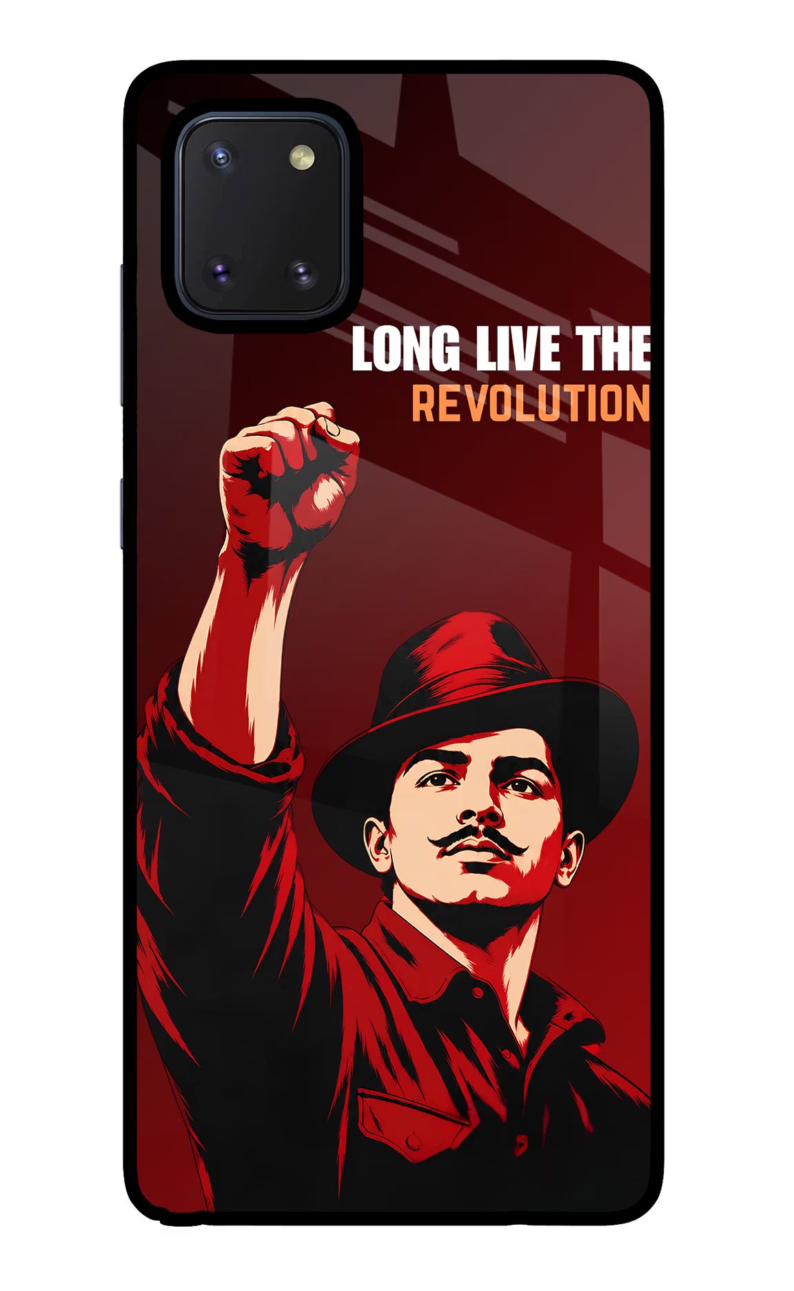 Bhagat Singh Revolution Samsung Note 10 Lite Glass Case