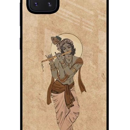 Krishna Samsung Note 10 Lite Glass Case Back Cover by Casekaro