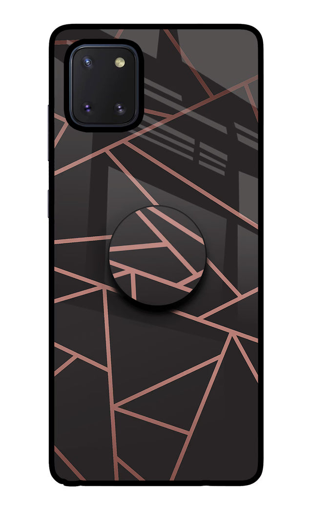 Geometric Pattern Samsung Note 10 Lite Pop Case by Casekaro