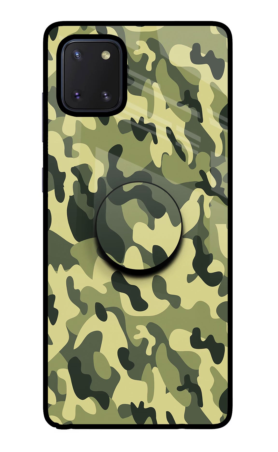 Camouflage Samsung Note 10 Lite Pop Case by Casekaro