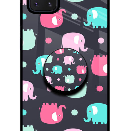 Baby Elephants Samsung Note 10 Lite Pop Case by Casekaro