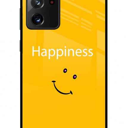 Happiness With Smiley Samsung Note 20 Ultra Glass Case