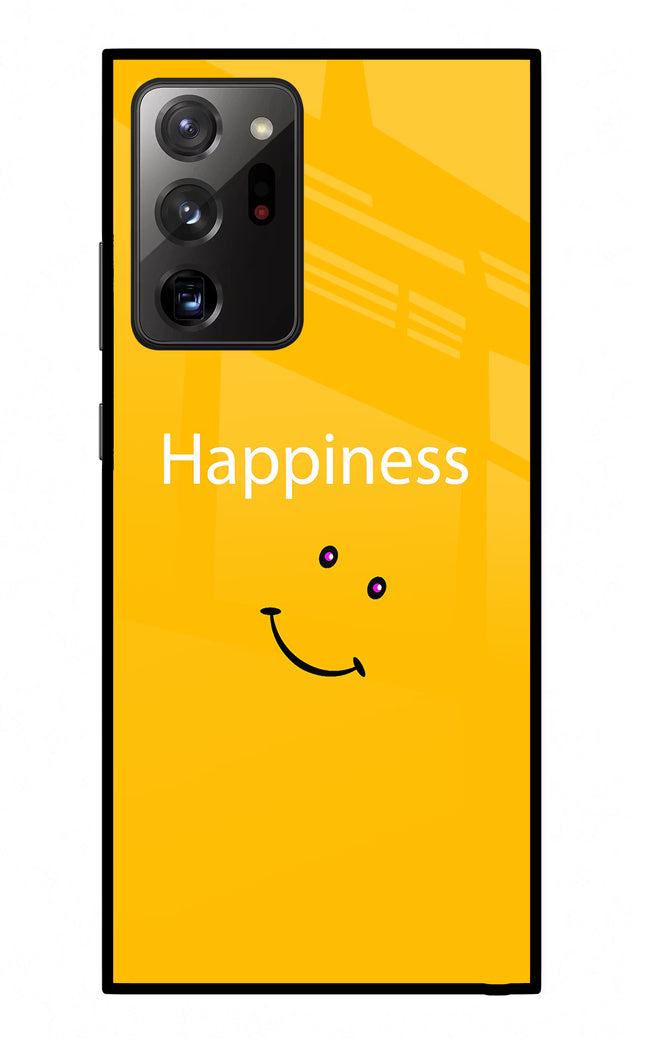 Happiness With Smiley Samsung Note 20 Ultra Glass Case