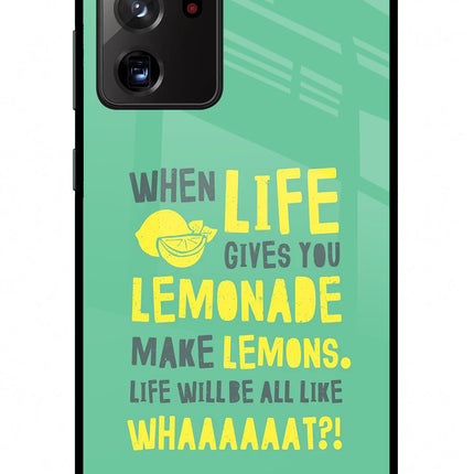 Quote Samsung Note 20 Ultra Glass Case