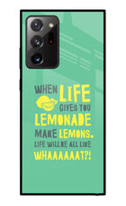 Quote Samsung Note 20 Ultra Glass Case