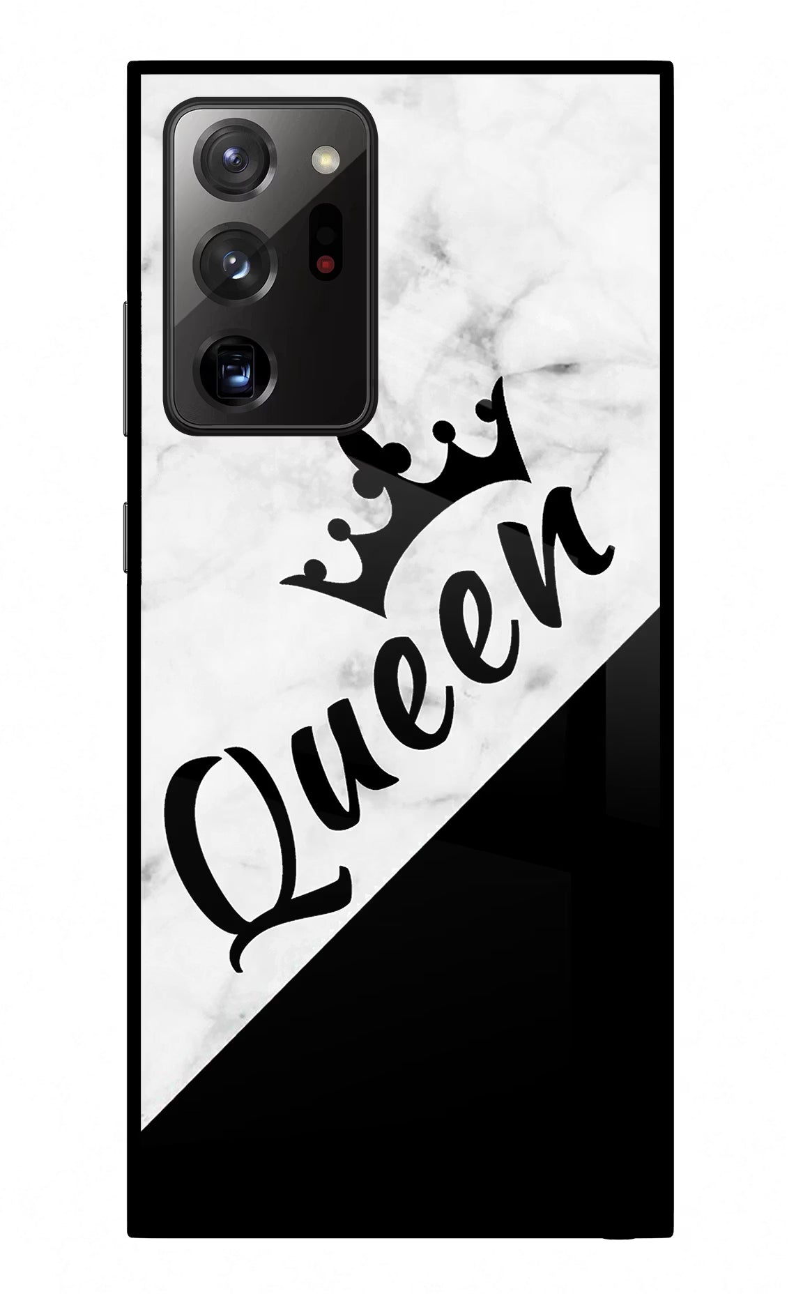 Queen Samsung Note 20 Ultra Glass Case Back Cover by Casekaro