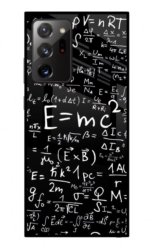 Physics Formula Samsung Note 20 Ultra Glass Case