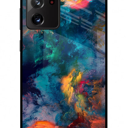 Artwork Paint Samsung Note 20 Ultra Glass Case Back Cover by Casekaro