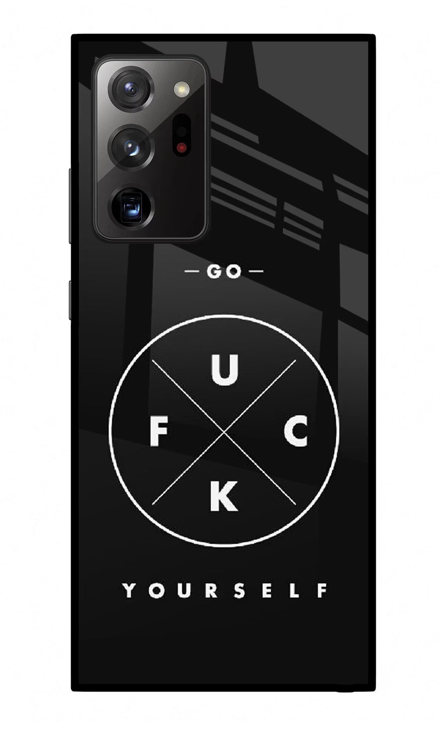 Go Fuck Yourself Samsung Note 20 Ultra Back Cover, Glass case