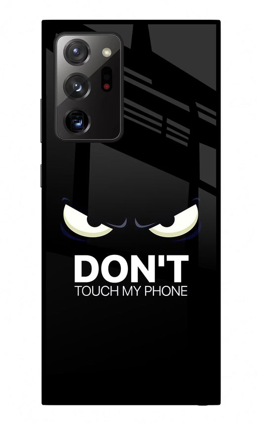 Don'T Touch My Phone Samsung Note 20 Ultra Glass Case