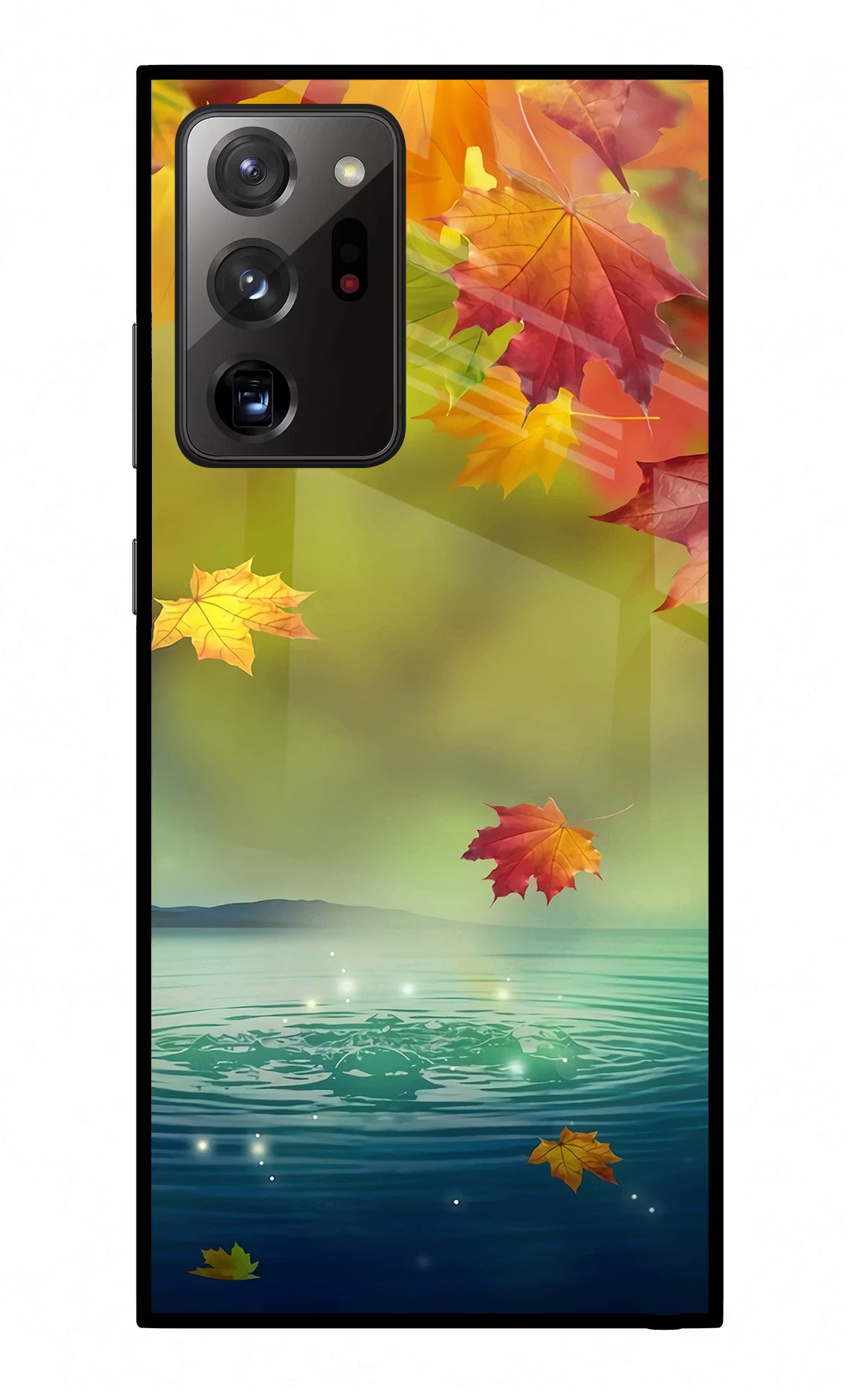Flowers Samsung Note 20 Ultra Glass Case Back Cover by Casekaro