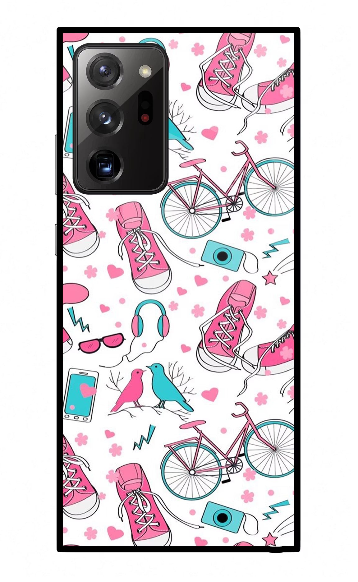 Artwork Samsung Note 20 Ultra Glass Case Back Cover by Casekaro