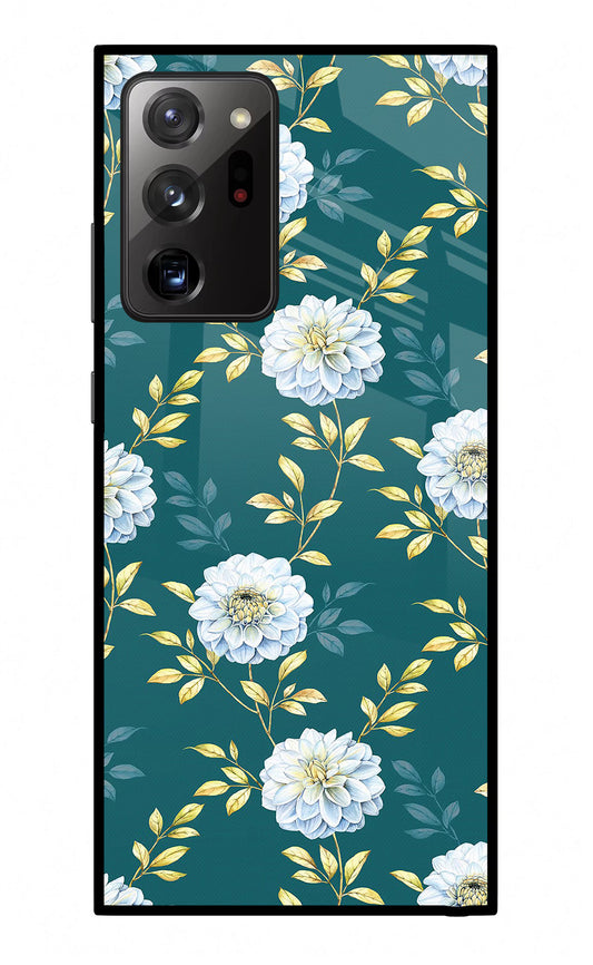 Flowers Samsung Note 20 Ultra Glass Case