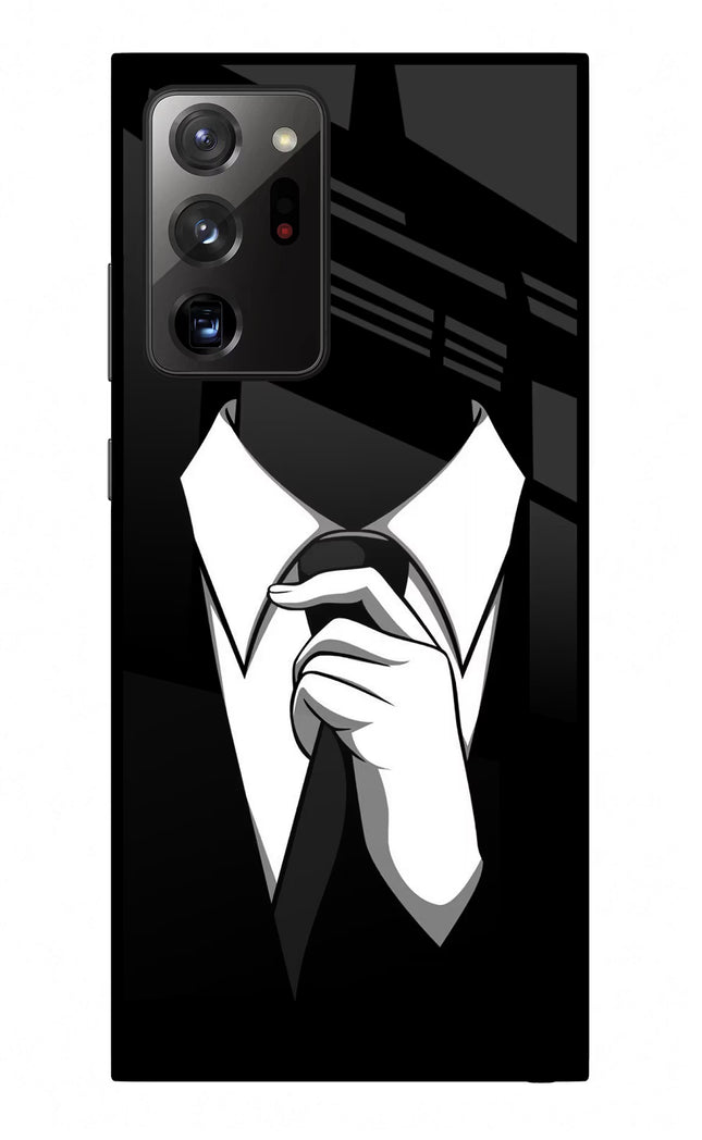 Black Tie Samsung Note 20 Ultra Glass Case