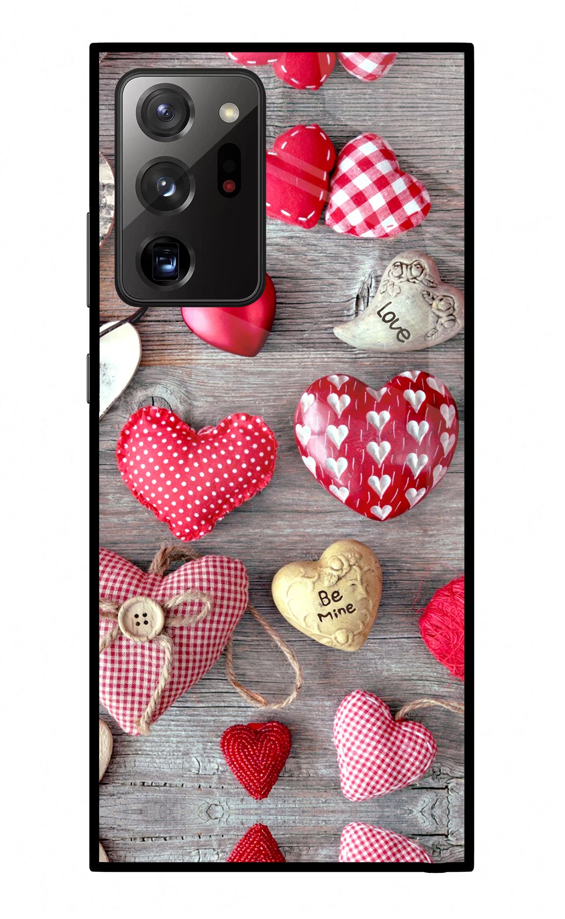 Love Wallpaper Samsung Note 20 Ultra Glass Case Back Cover by Casekaro