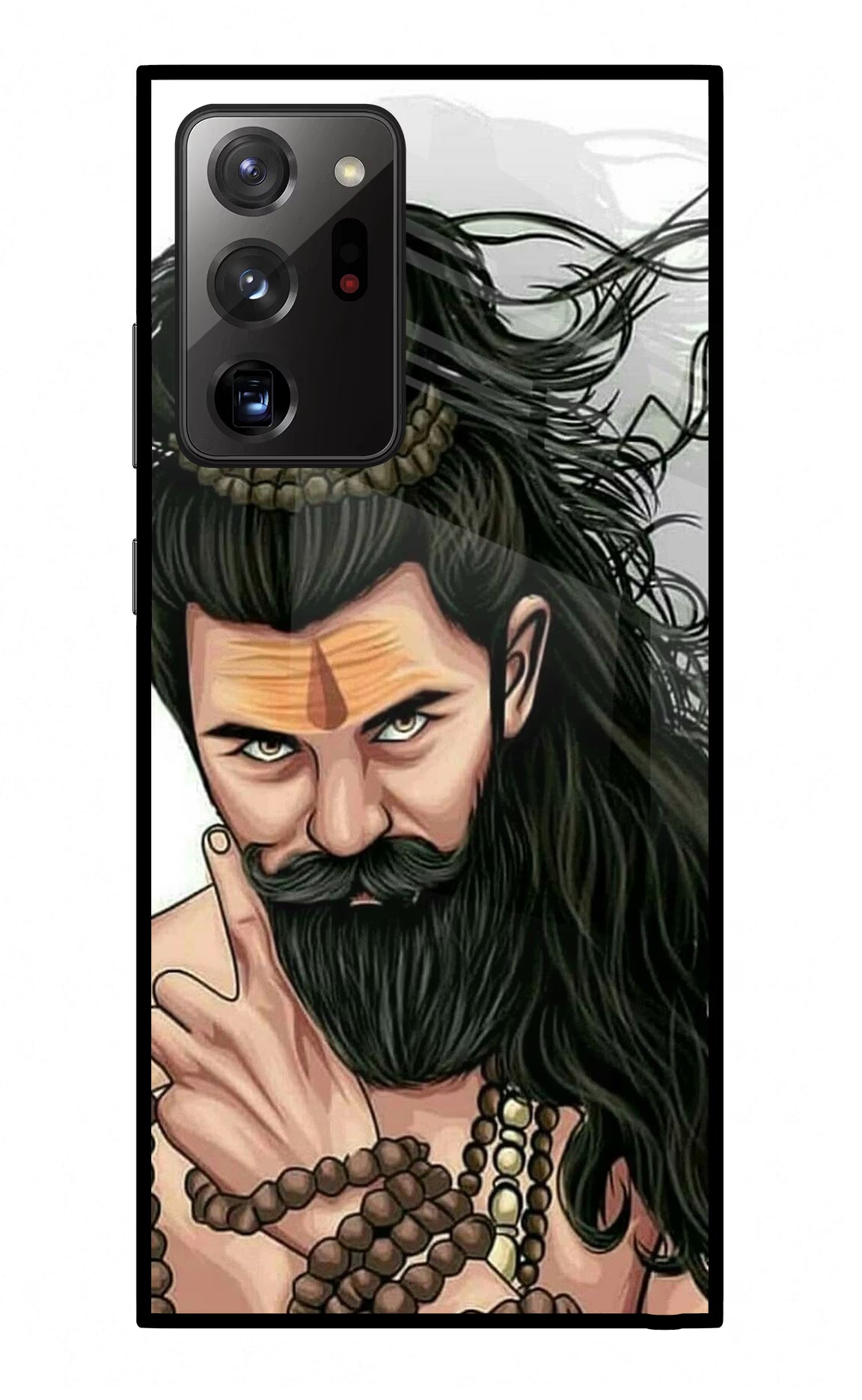 Mahadev Samsung Note 20 Ultra Glass Case Back Cover by Casekaro
