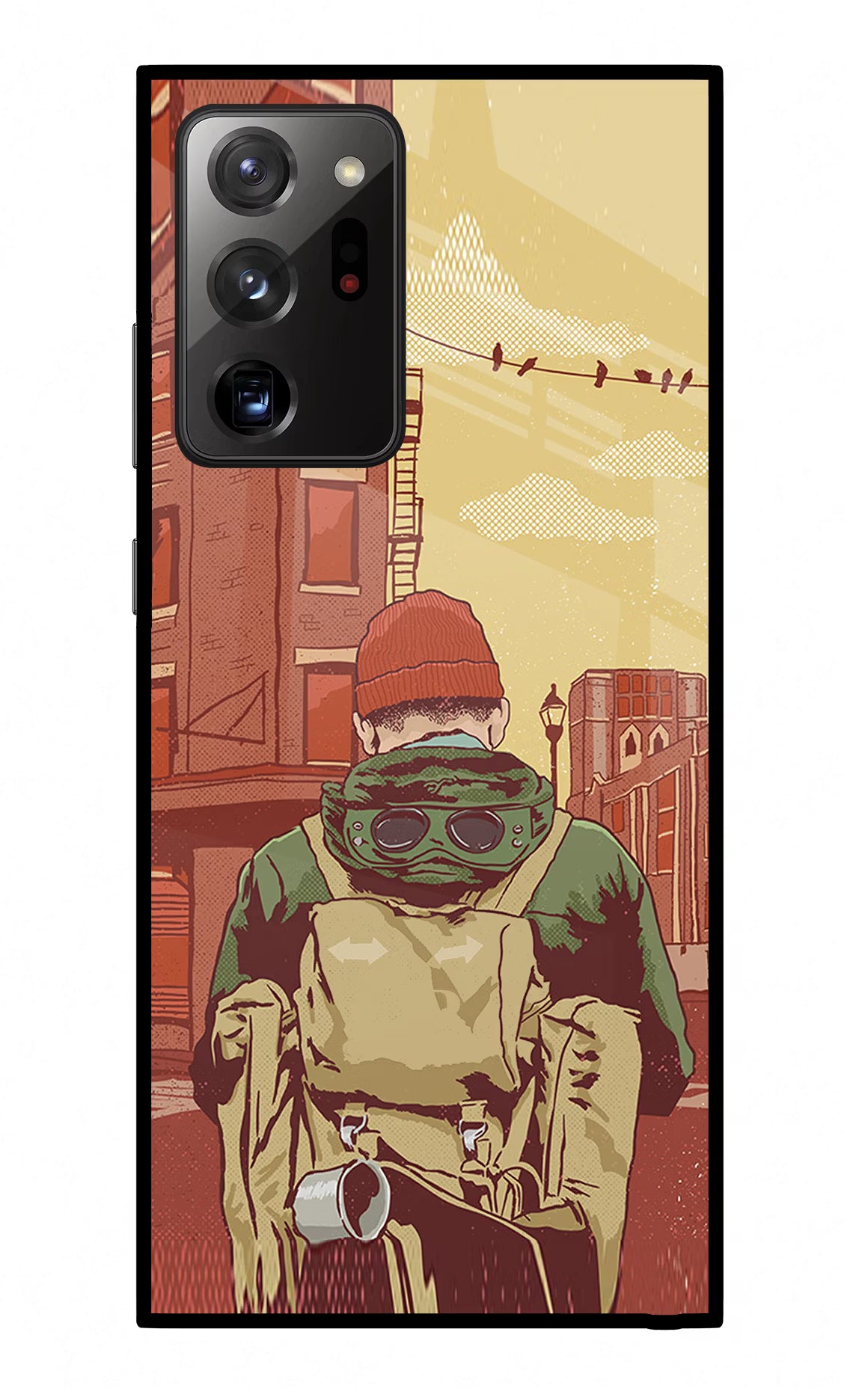 Adventurous Samsung Note 20 Ultra Glass Case Back Cover by Casekaro