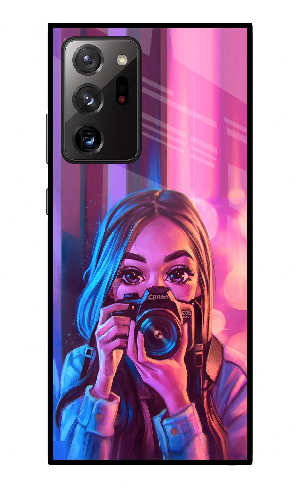 Girl Photographer Samsung Note 20 Ultra Glass Case