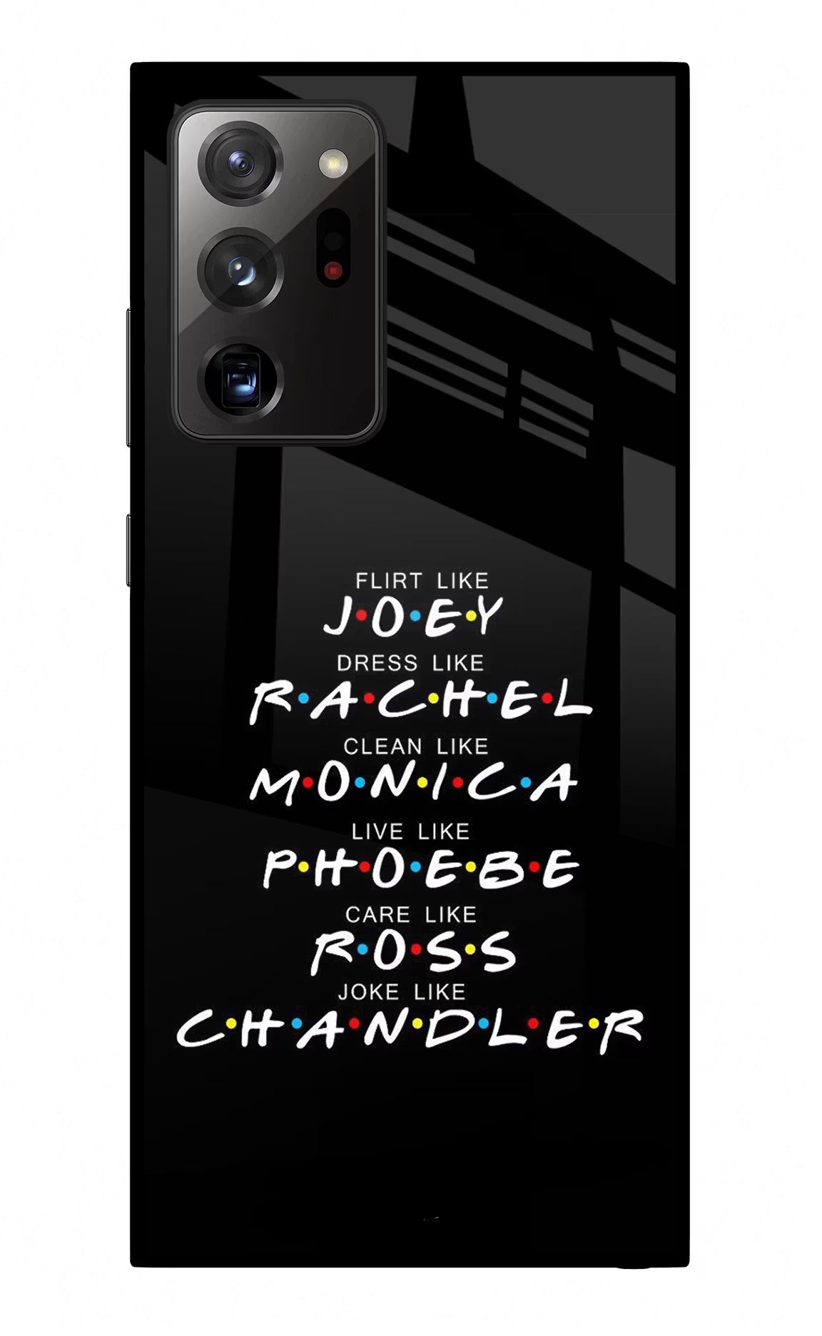 FRIENDS Character Samsung Note 20 Ultra Glass Case Back Cover by Casekaro