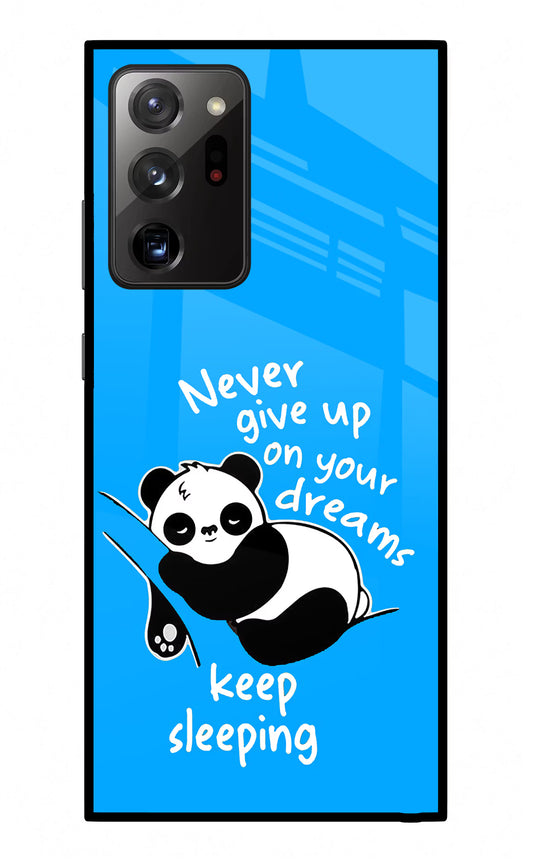 Keep Sleeping Samsung Note 20 Ultra Glass Case
