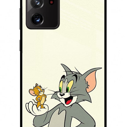 Tom & Jerry Samsung Note 20 Ultra Glass Case Back Cover by Casekaro