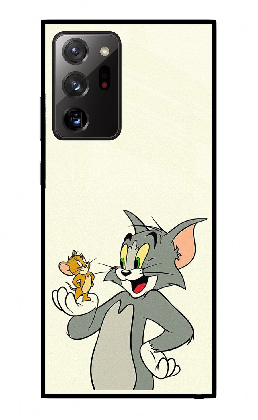 Tom & Jerry Samsung Note 20 Ultra Back Cover, Glass case